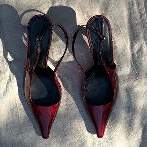 AEYDE Catrina Patent Leather Pumps
